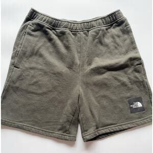 Teen Boy's The North Face Green Pull On Sweat Shorts Size YXL 18/20